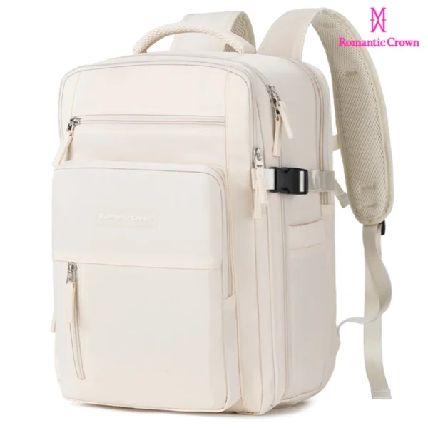 Mochila de Viagem Feminina Multifuncional Impermeável Reforçada Expansível